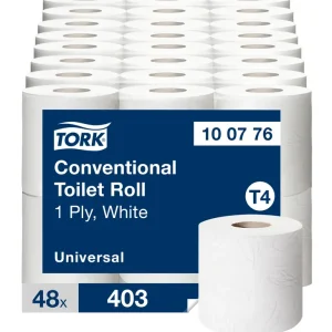 Billigare TOALETTPAPPER T4 UNIV VIT 50,4Mx6RL